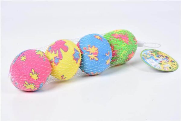 Mini sponge balls 6 cm 4pcs