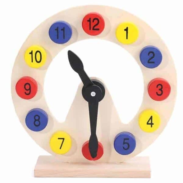 Educational Wooden clock