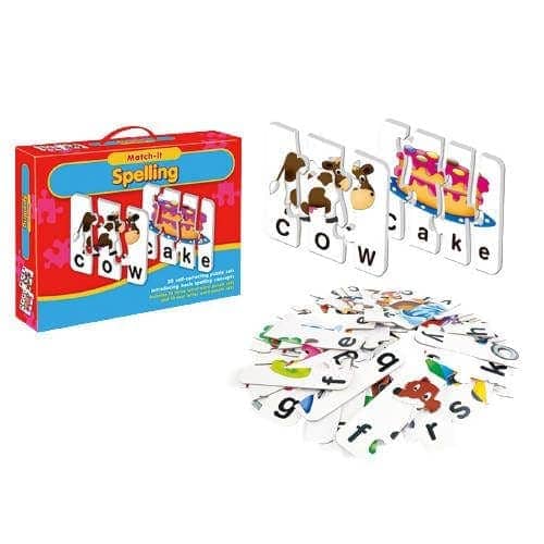 English Match-it Spelling puzzle set  +3