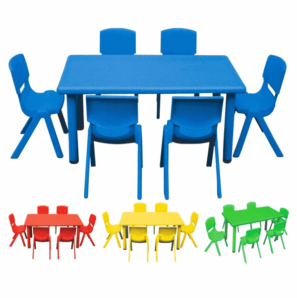 Plastic rectangle table 136cm