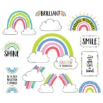 Doodly Rainbows (Rainbow Doodles) Bulletin Board