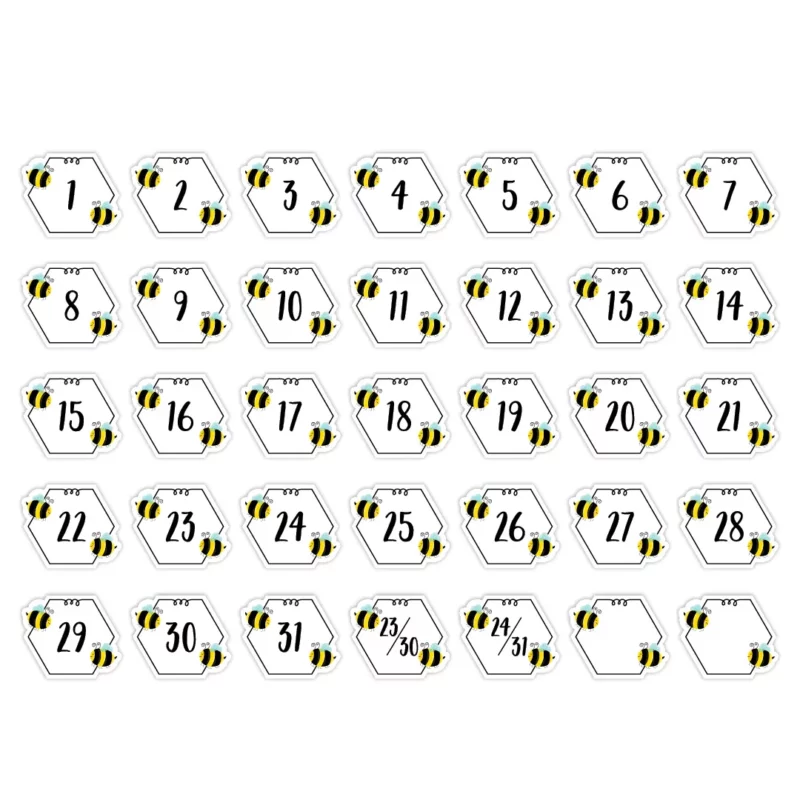 Busy bees (busy bees) calendar days