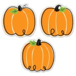 Doodle Pumpkin (Core Decor) 6" Designer Cut-Outs