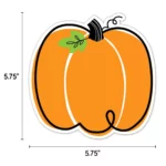 Doodle Pumpkin (Core Decor) 6" Designer Cut-Outs