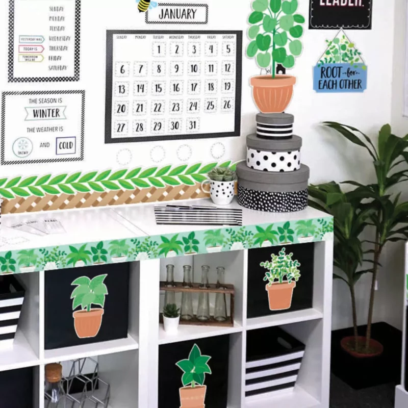 Potted plants (positively plants) 6" designer cut-outs