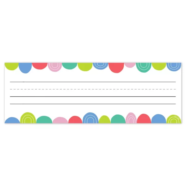 Rainbow Drops (Rainbow Doodles) Name Plate