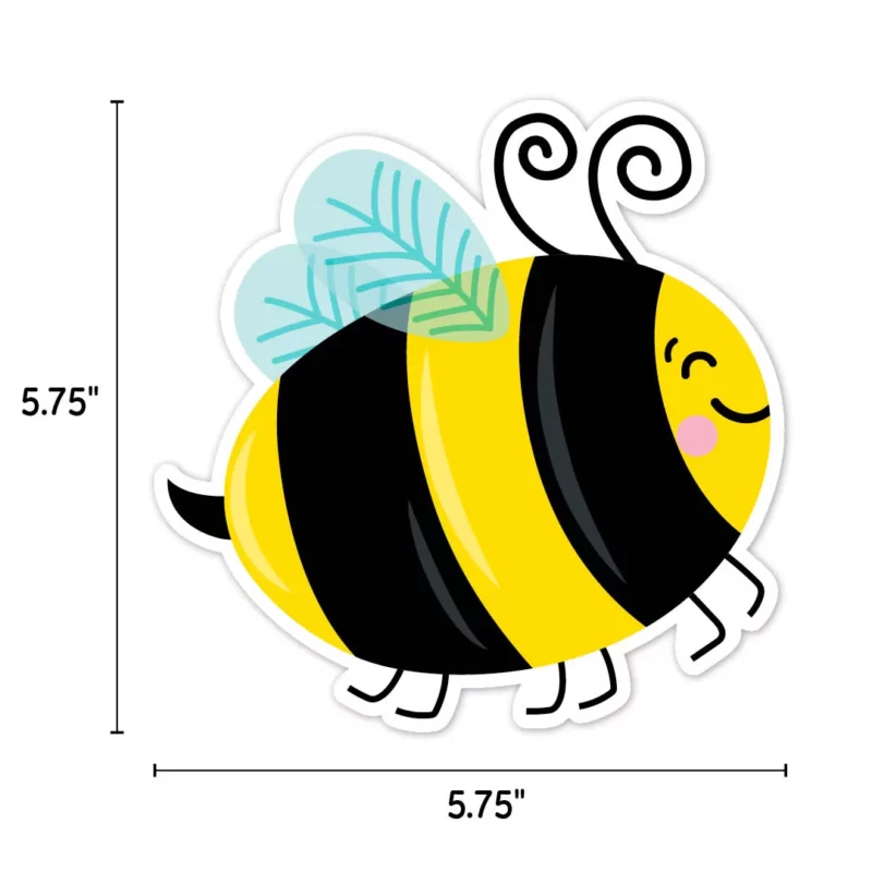 Bees (busy bees) 6" designer cut-outs
