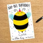 Hap-Bee Birthday (Busy Bees) Awards