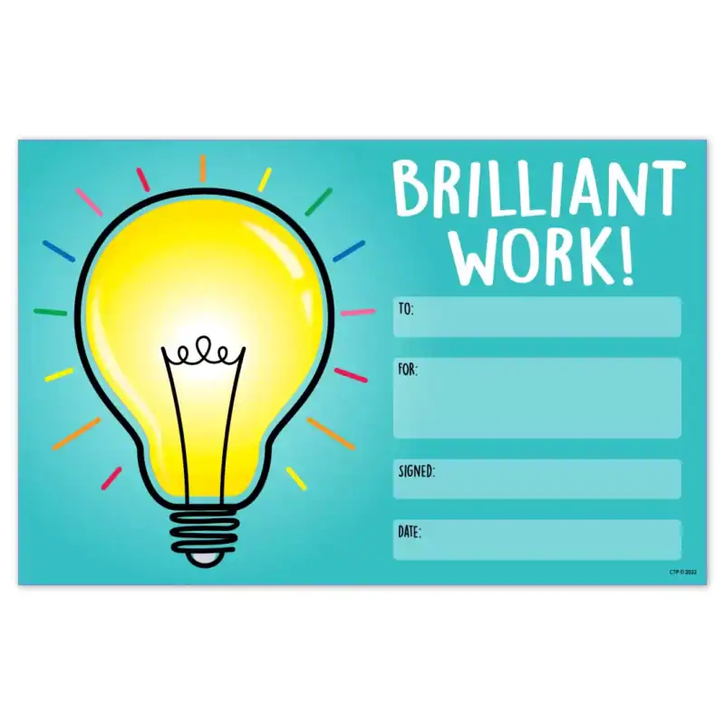 Brilliant Work! Awards
