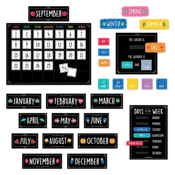 Doodle Calendar Set (Core Decor) Bulletin Board