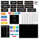 Doodle Calendar Set (Core Decor) Bulletin Board