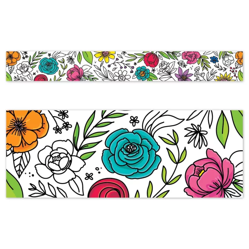 Doodly blooms (bright blooms, ez border)