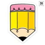 Doodle Pencil (Core Decor) 3" Designer Cut-Outs