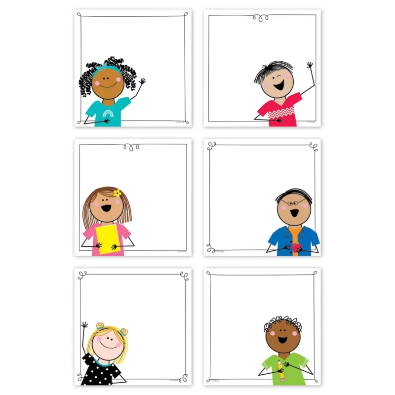 Stick kids 6" designer cut-outs
