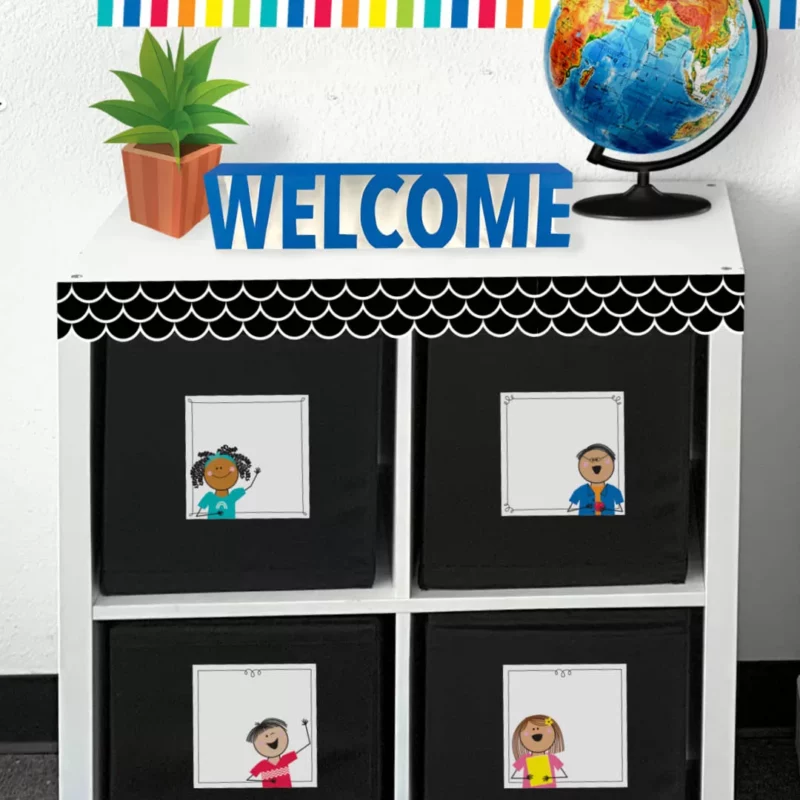 Stick kids 6" designer cut-outs