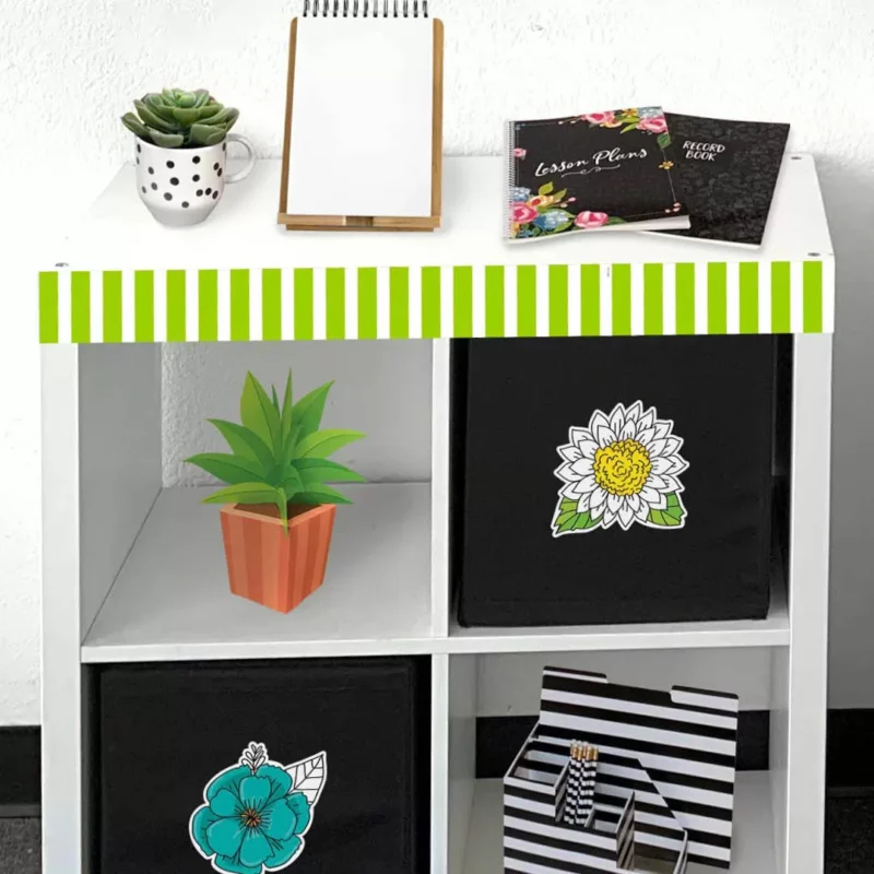 Doodly blooms (bright blooms) 6" designer cut-outs