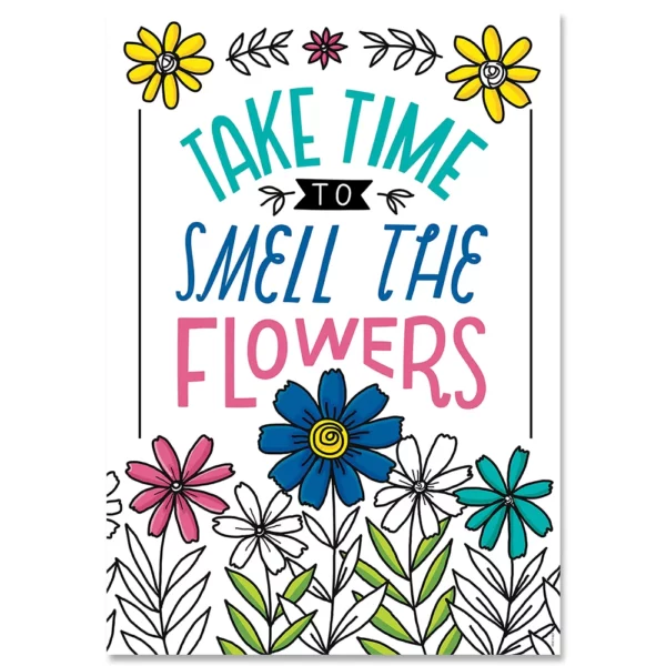 Take Time Toé (Bright Blooms) Inspire U Poster