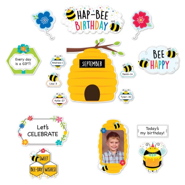 Birthday Bees (Busy Bees) Mini Bulletin Board