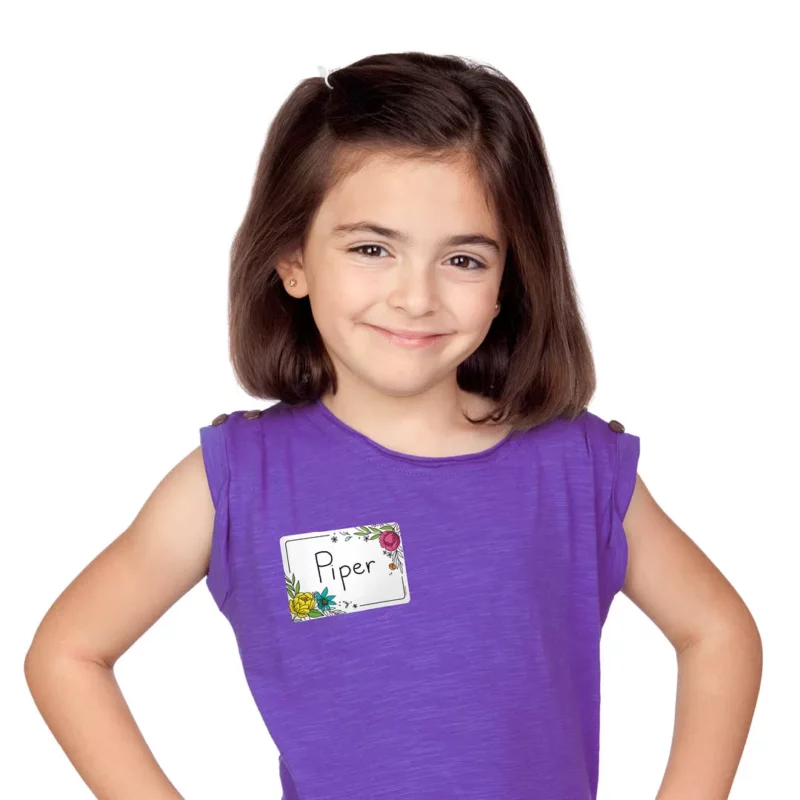 Doodly blooms (bright blooms) label