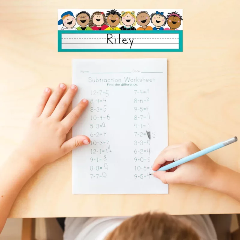 Stick kids (stick kids) name plate
