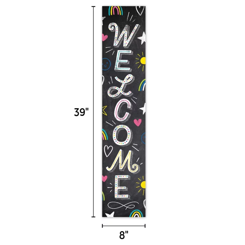 Welcome (chalk it up! ) banner