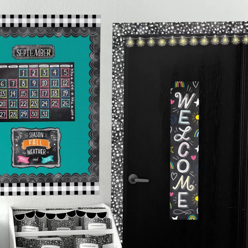 Welcome (chalk it up! ) banner