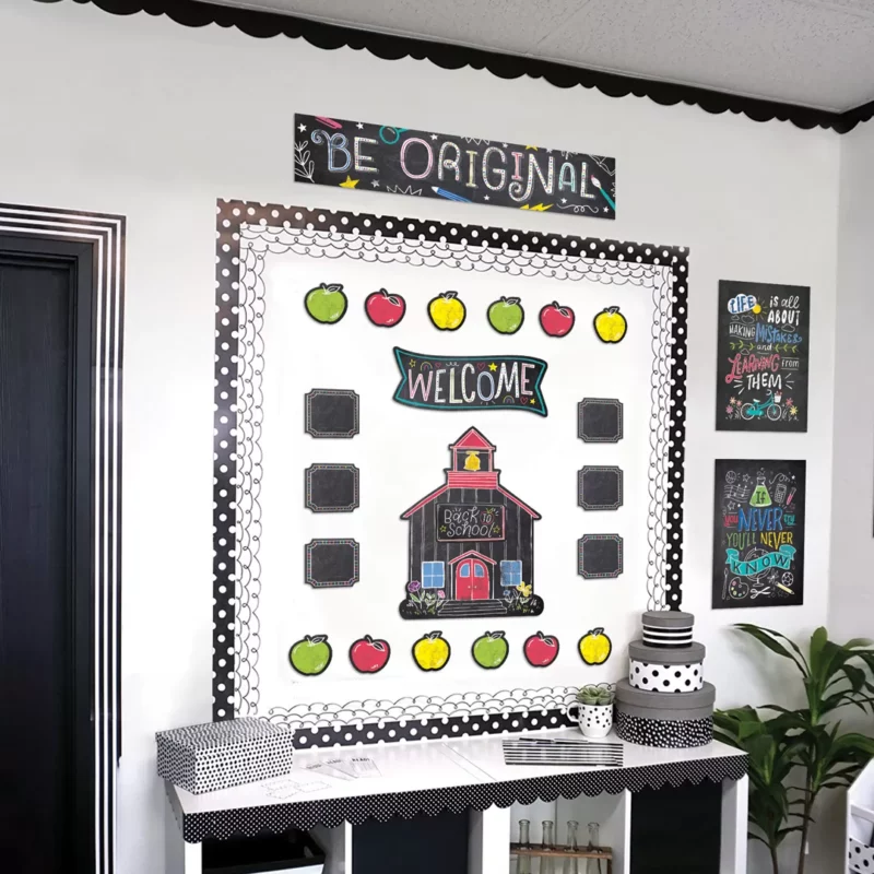 Welcome (chalk it up! ) banner