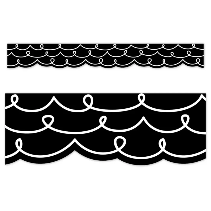 Loop-de-loop on black (core decor, ez border)