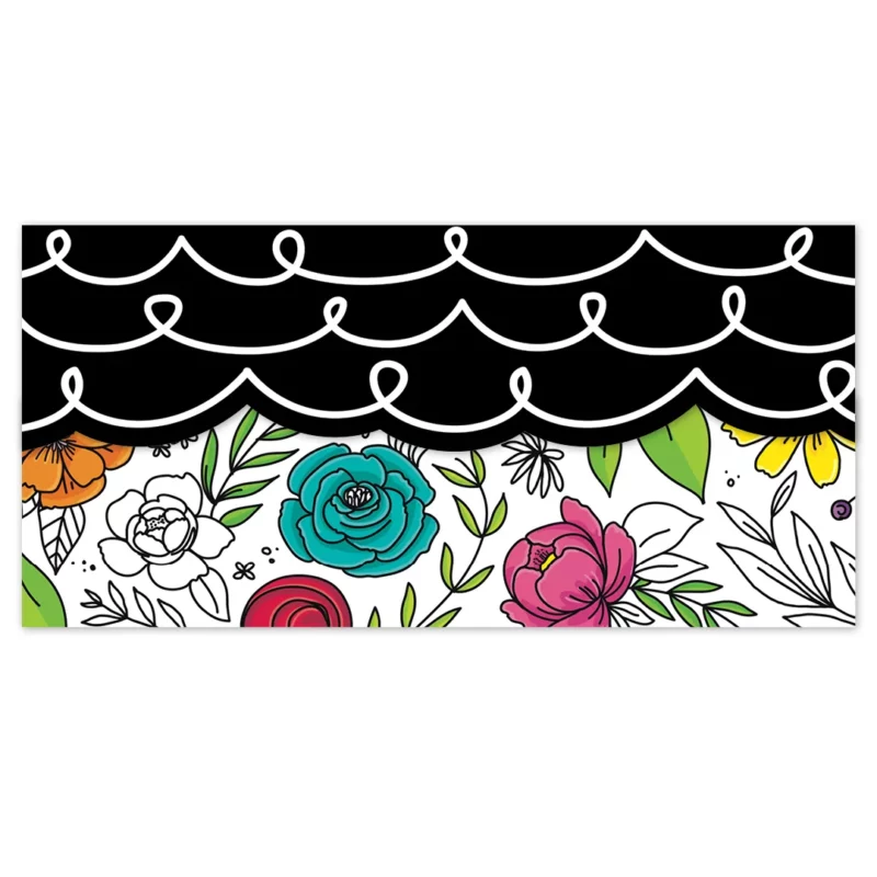 Loop-de-loop on black (core decor, ez border)