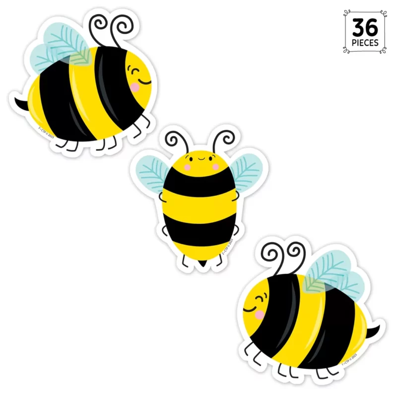 Bees (busy bees) 3 inch designer cut-outs