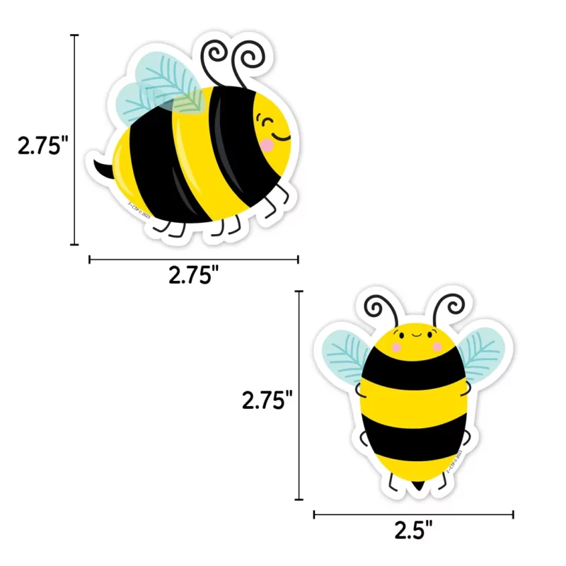 Bees (busy bees) 3 inch designer cut-outs