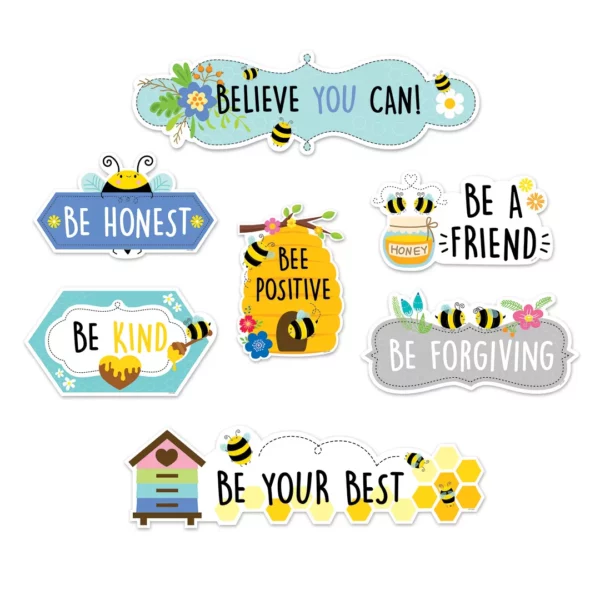 Bee Positive (Busy Bees) Mini Bulletin Board