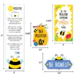 Bee Positive (Busy Bees) Mini Bulletin Board