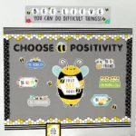 Bee Positive (Busy Bees) Mini Bulletin Board