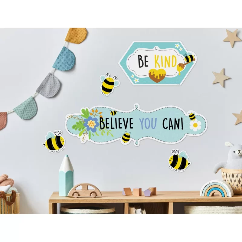Bee positive (busy bees) mini bulletin board