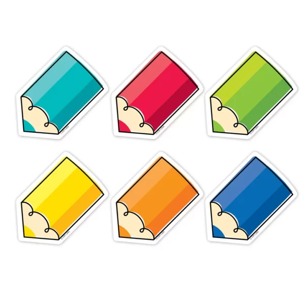 Colorful Doodle Pencils (Core Decor) 3 Inch Designer Cut-Outs
