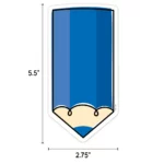 Colorful Doodle Pencils (Core Decor) 6 Inch Designer Cut-Outs