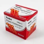 Pack of 100 Paper Fasteners 46mm - Butterfly Clips