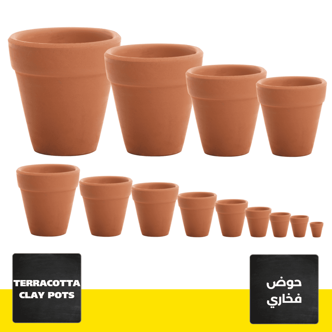 Terracotta clay pots