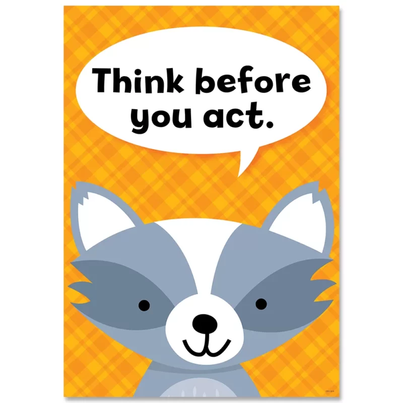 Think before you act. Inspire u poster (wf)