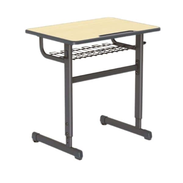 Student Desk with Adjustable Height with mesh basket