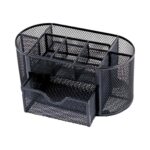 Foska - Metal Mesh Desk Organizer 22.3x10.8x10.8cm