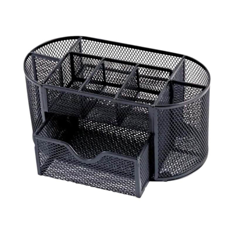 Foska - metal mesh desk organizer 22. 3x10. 8x10. 8cm