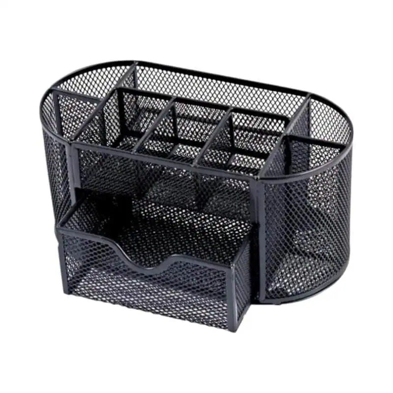 Foska - Metal Mesh Desk Organizer 22.3x10.8x10.8cm