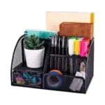 Foska - Metal Mesh Desk Organizer 21.8x13.8x12.5cm
