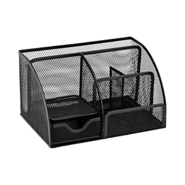 Foska - Metal Mesh Desk Organizer 21.8x13.8x12.5cm