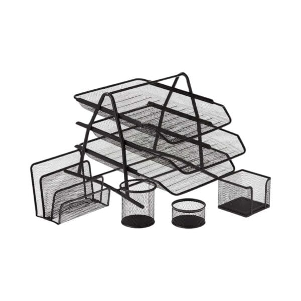 Foska - Metal Mesh Office DeskSet 5 Pcs
