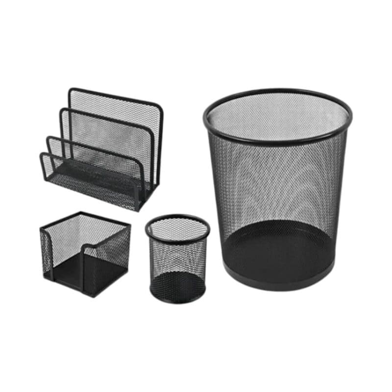 Foska - metal mesh office deskset 4pcs