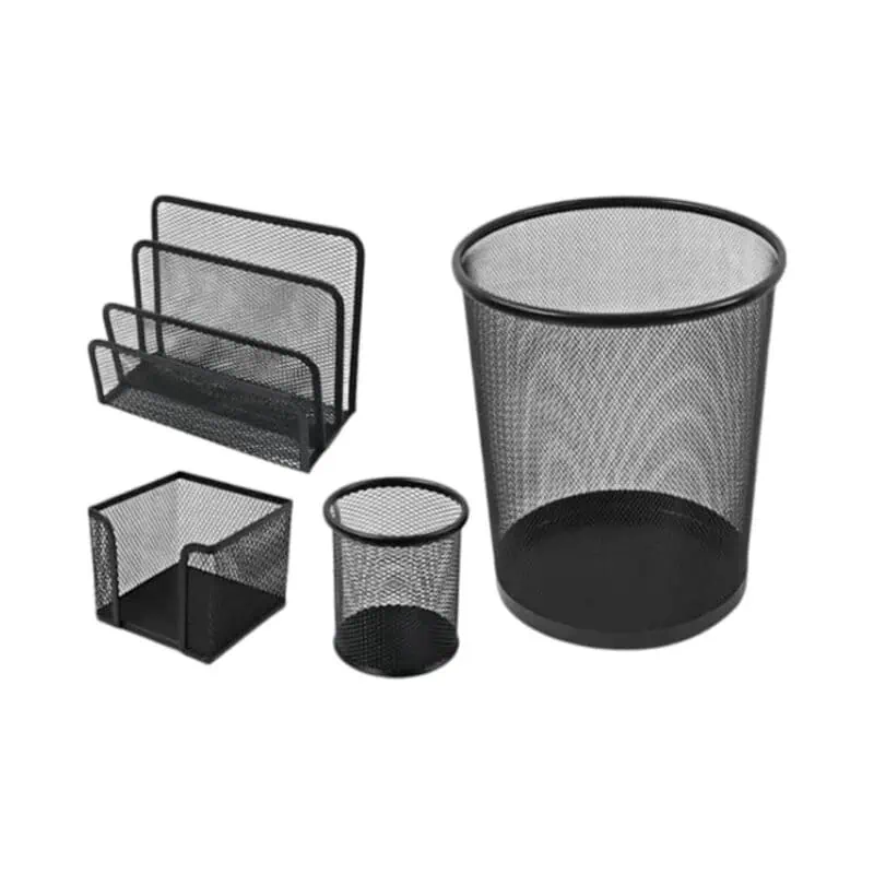 Foska - Metal Mesh Office deskset 4pcs