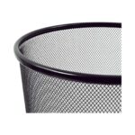 Foska - Metal Mesh Large Round Office Dustbin 29.5x34.5cm
